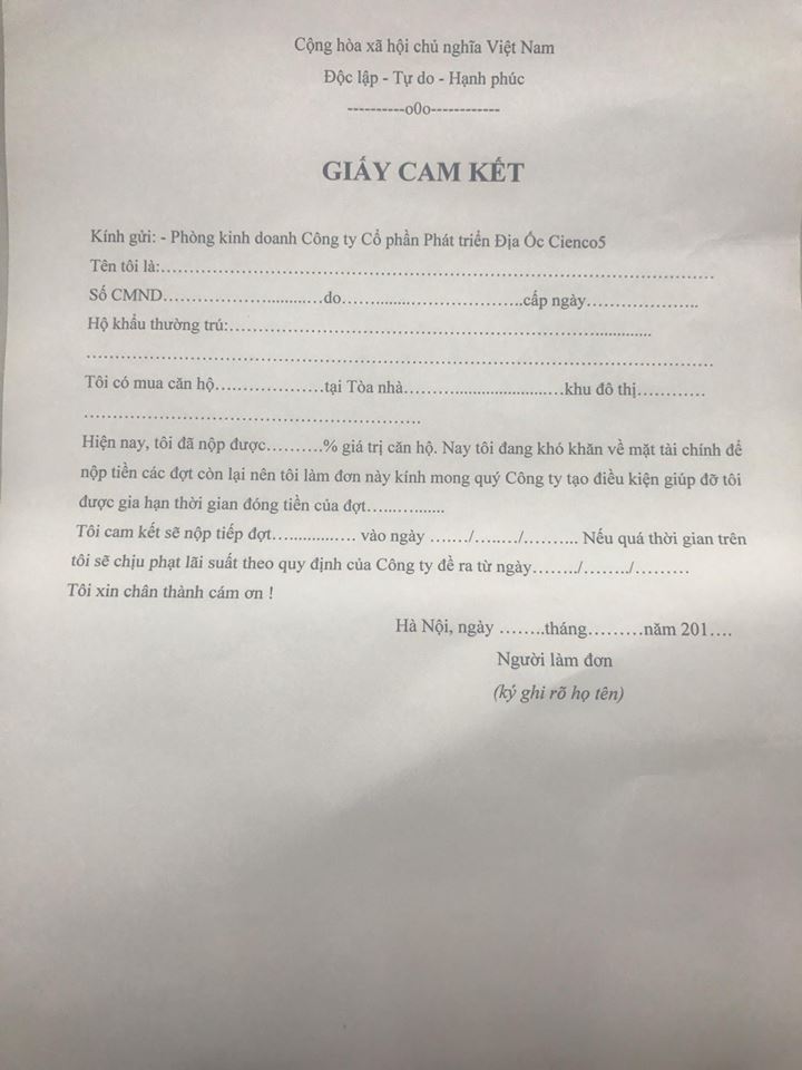 Mẫu Đơn Cam Kết Đóng 30% Gthđ Ký Hợp Đồng Làm Hồ Sơ Vay Vốn Ngân Hàng Mẫu Đơn Cam Kết Đóng 30% Gthđ Ký Hợp Đồng Làm Hồ Sơ Vay Vốn Ngân Hàng